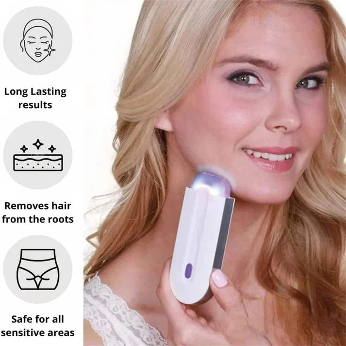 Rechargeable Instant Painless Body Hair Remover Trimmer Shaver for Men and Women