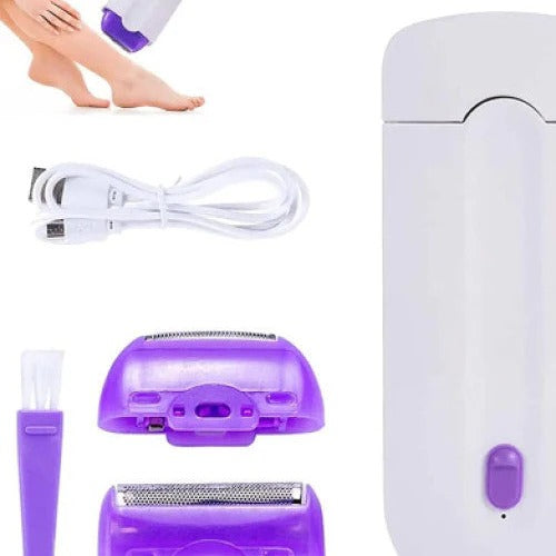 Rechargeable Instant Painless Body Hair Remover Trimmer Shaver for Men and Women
